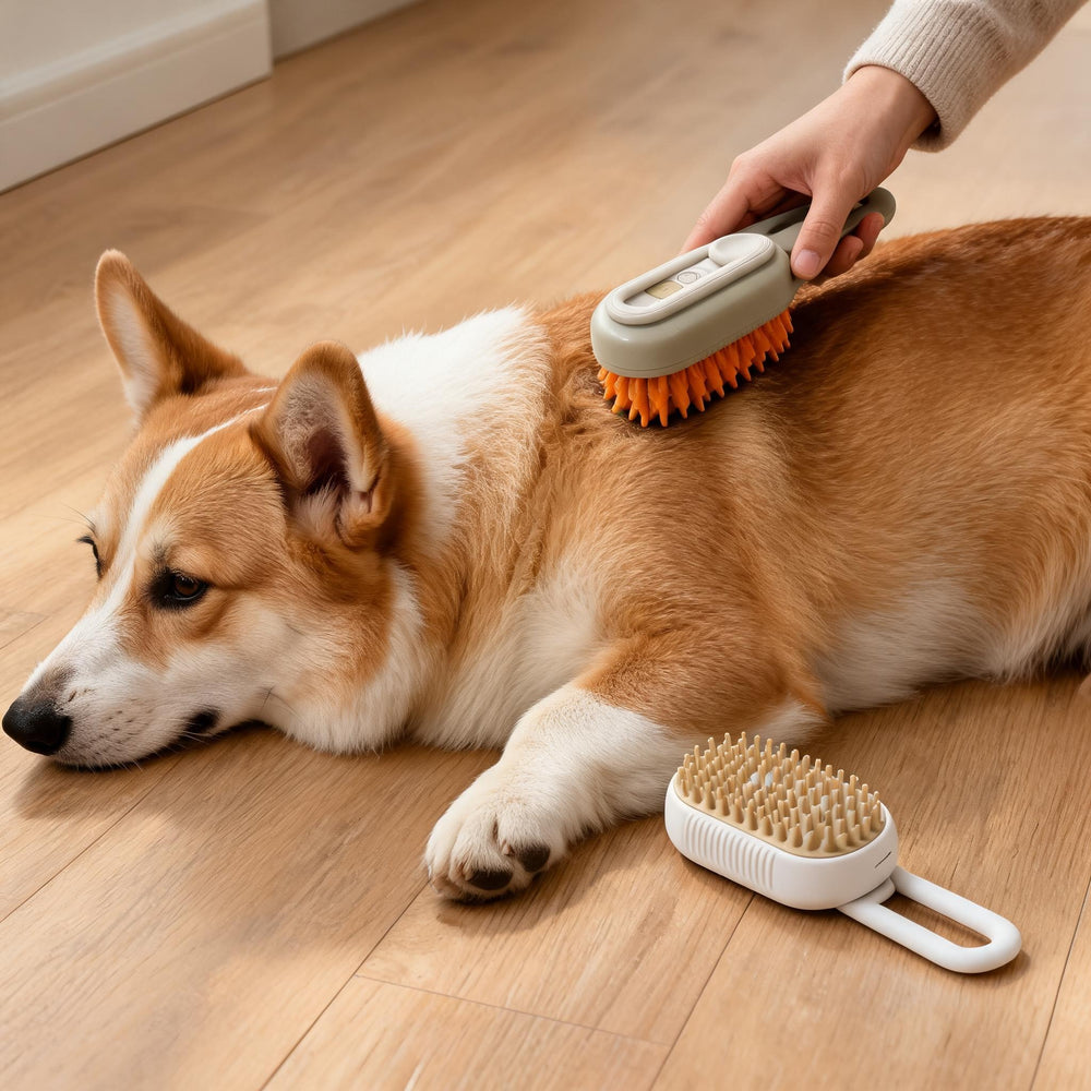Gentle shedding 
Control and soothing 
skin massage.